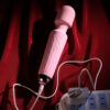 Rechargeable wand vibrator with multiple speed and vibration settings