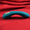 Compact rose vibrator for powerful suction and vibration stimulation