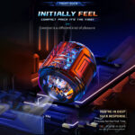 Soft silicone non-electric massager in black