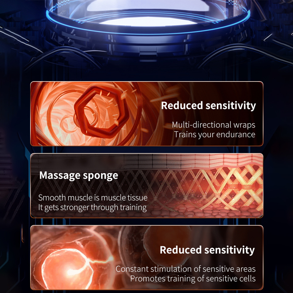 Discreet black manual wellness massager for men