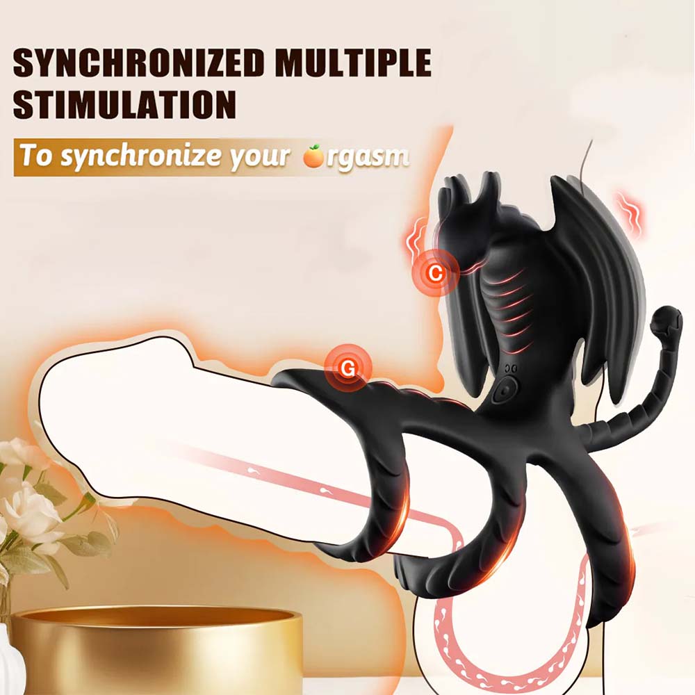 Stealth Bat-Type Cock Ring Product Photo