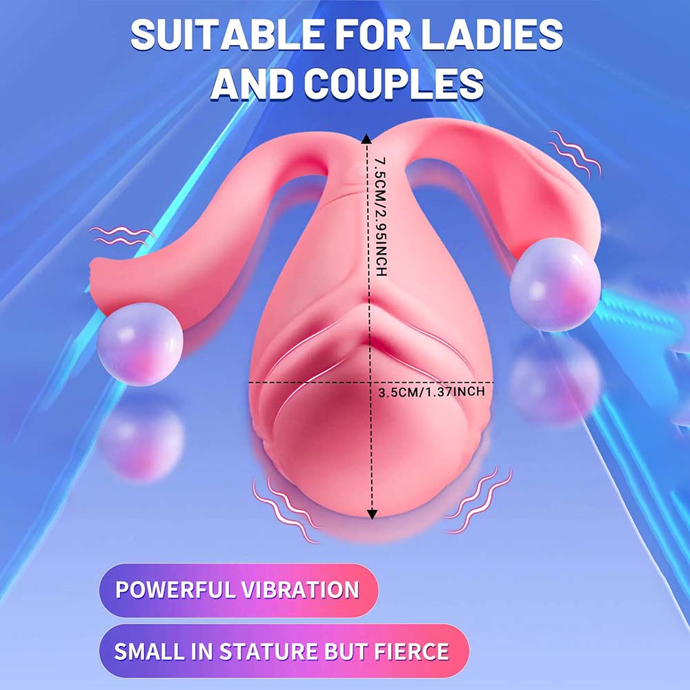 "GoMyToy Triple Massager — sleek handheld device with triple motor intensity."