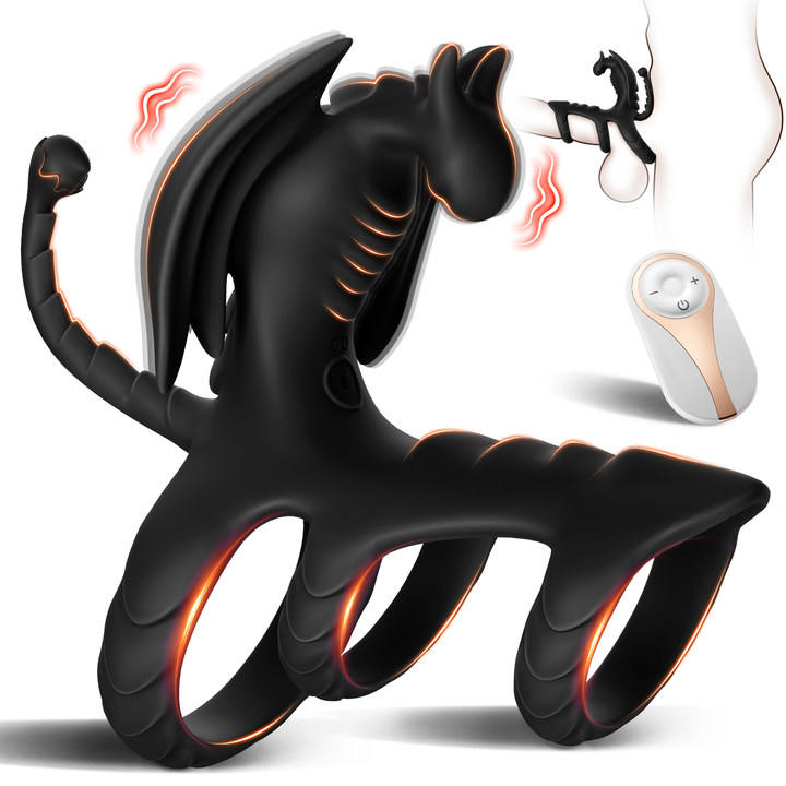 Stealth Bat-Type Cock Ring Product Photo