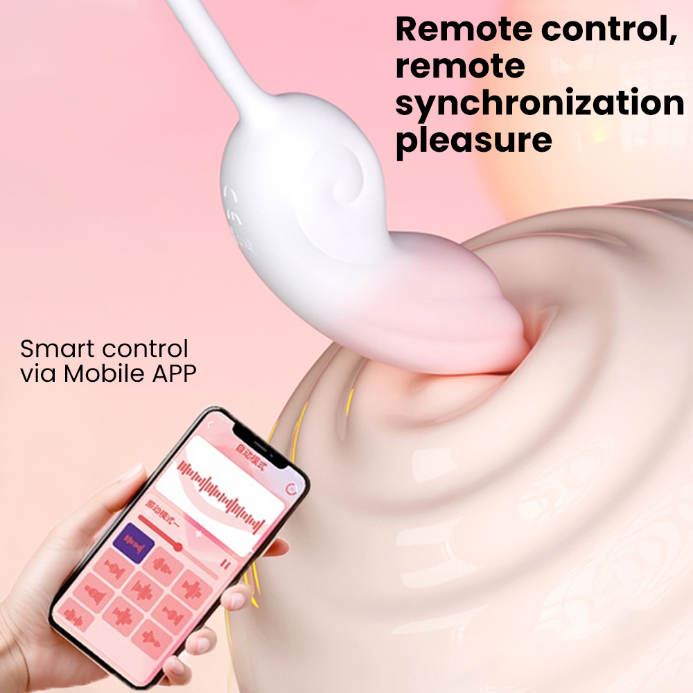 Wearable Pink Vibrator with App Connectivity