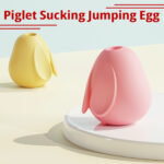 Piglet Sucking Jumping Egg Vibrator | Clitoral Suction & Vibrating Egg