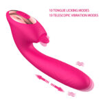 Telescopic Tongue Licking Vibrator: Ultimate Sensory Experience in Customizable Colors