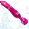 Slim and powerful vibrator powered by standard batteries for easy use