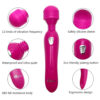 Slim and powerful vibrator powered by standard batteries for easy use