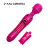 Classic battery-operated vibrator with smooth, rounded tip