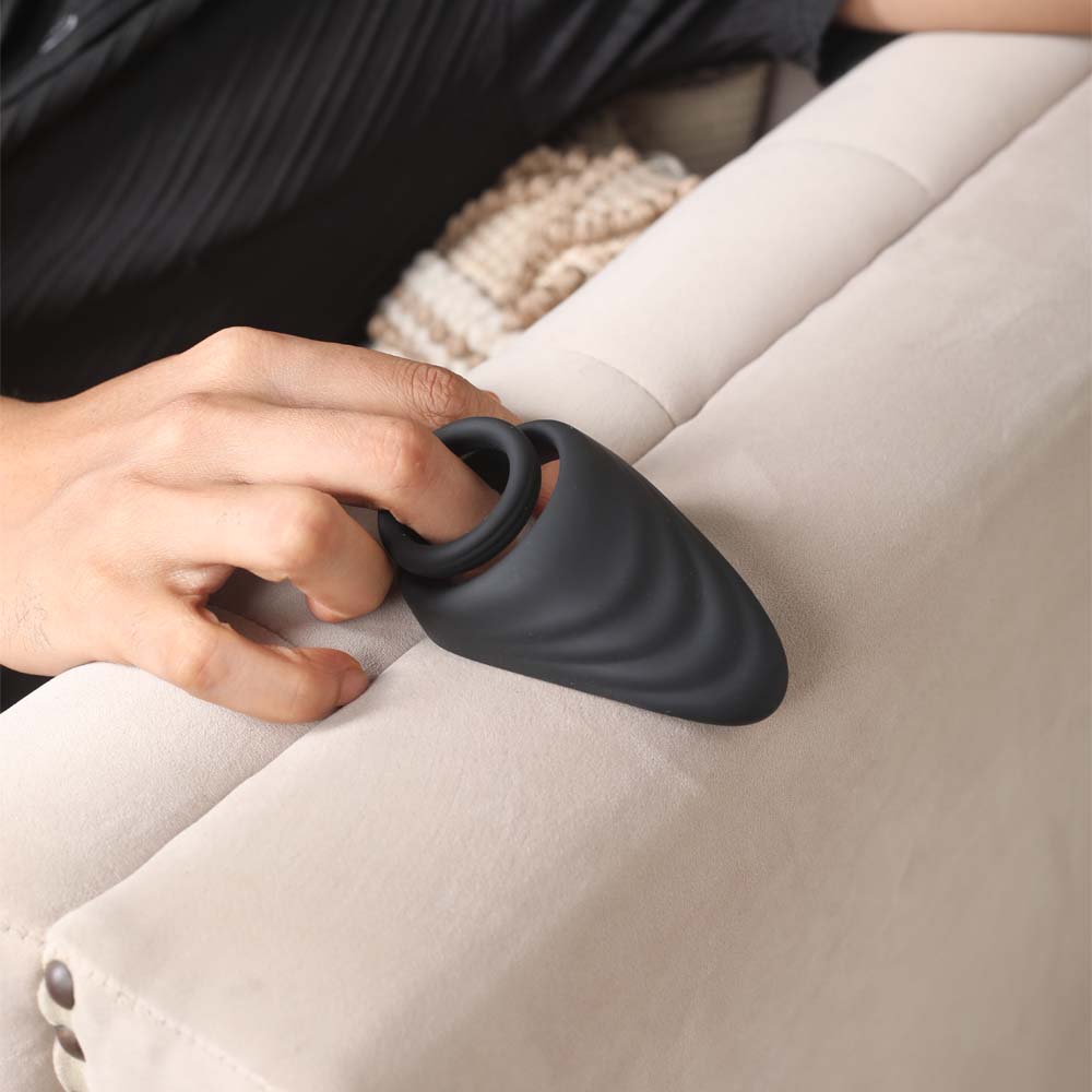 Silicone lock ring for men designed to enhance erection strength and stamina