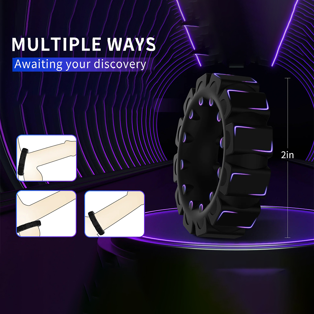 Basic silicone penis ring for improved stamina and performance