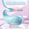 "Whale-shaped jumping egg massager – soft silicone body with strong vibrations and wireless control."