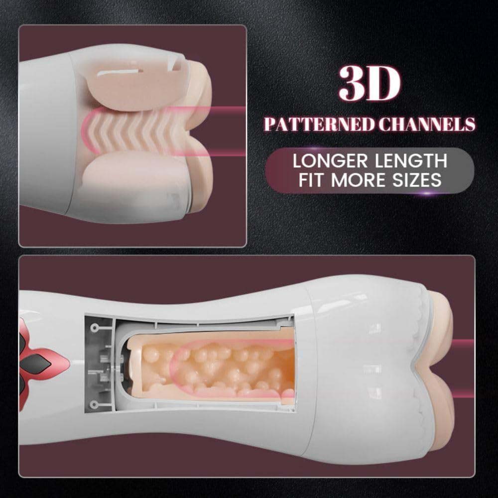 "Touch-interactive male massager—discreet, precise, and powerful."