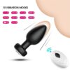 "Compact silicone wellness massager—small wand for targeted self-care."