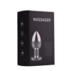 "Remote-controlled compact massager – discreet shape, smooth feel, easy grip."