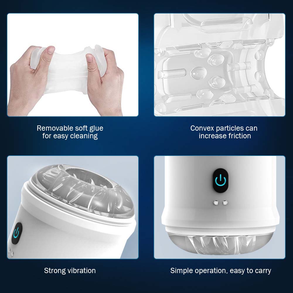 "Mini wellness cup – whisper-quiet motor with smooth touch surface."