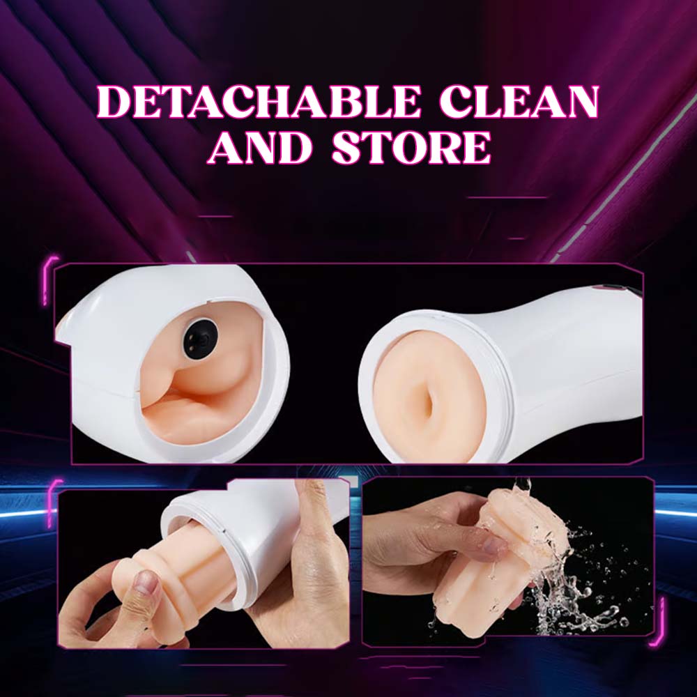 "Premium interactive male wellness massager with intuitive control response."