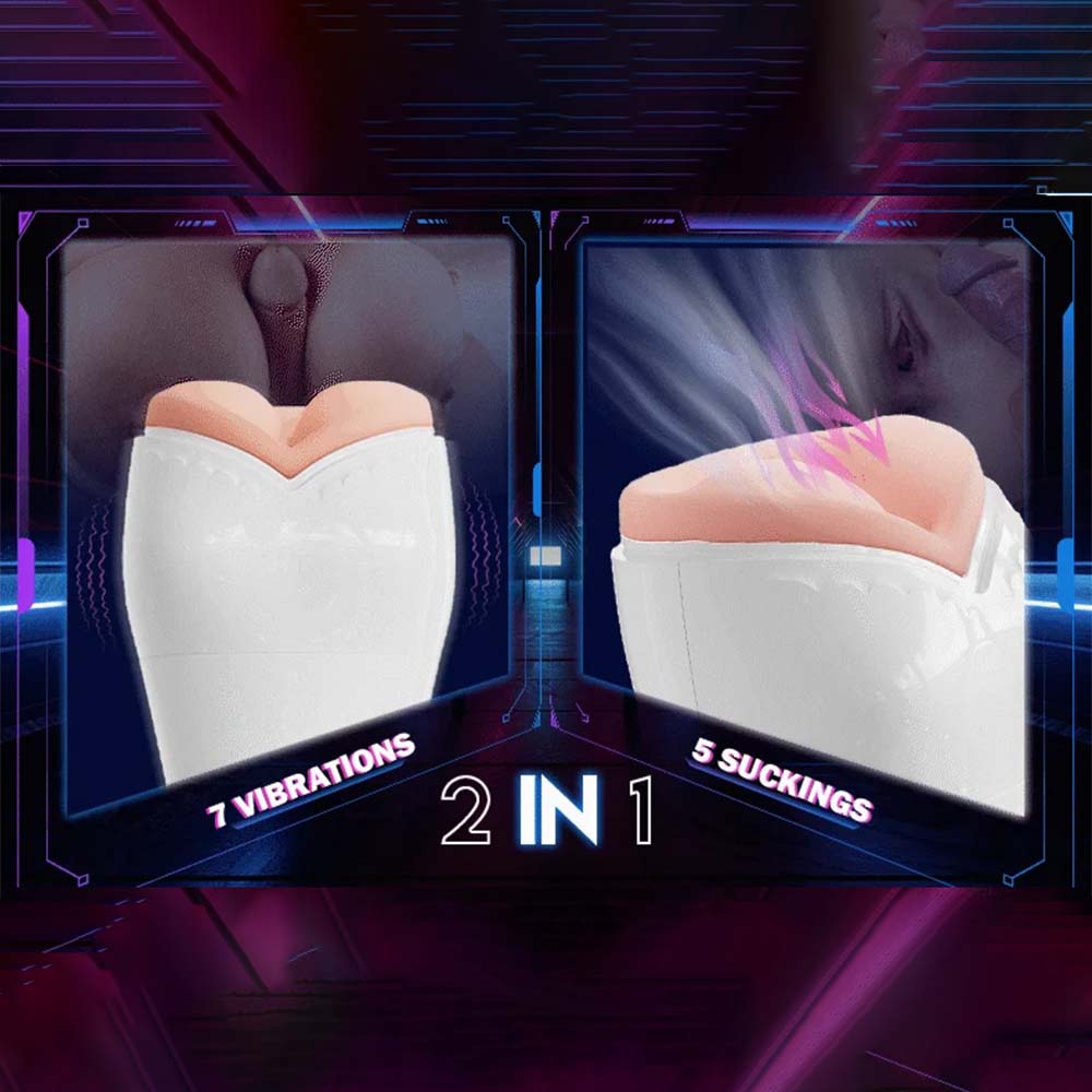 "Premium interactive male wellness massager with intuitive control response."