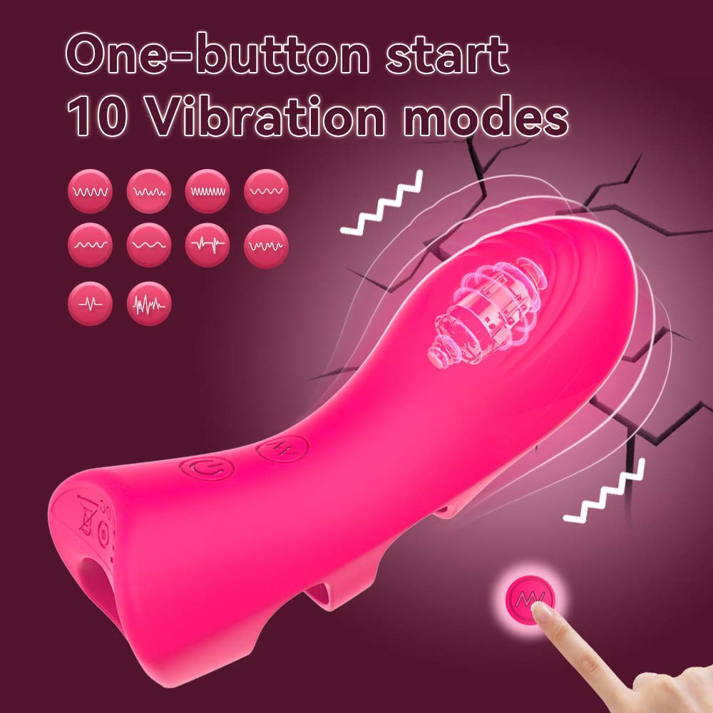 "GoMyToy fingering tool – soft silicone finish, travel-friendly pleasure wand."