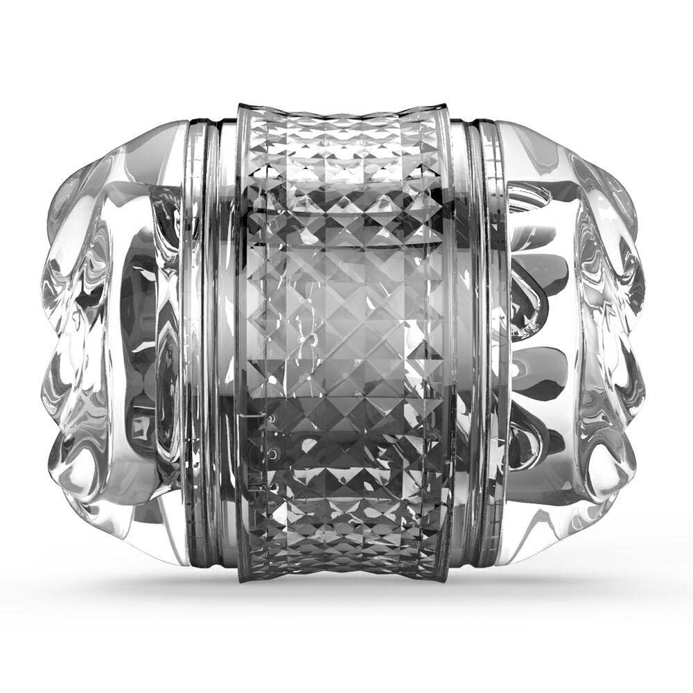 "Dual-channel soft sleeve massager — discreet design with flexible silicone lining."