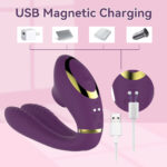 "GoMyToy wearable wellness massager—flexible twin arms and smart app-powered modes."