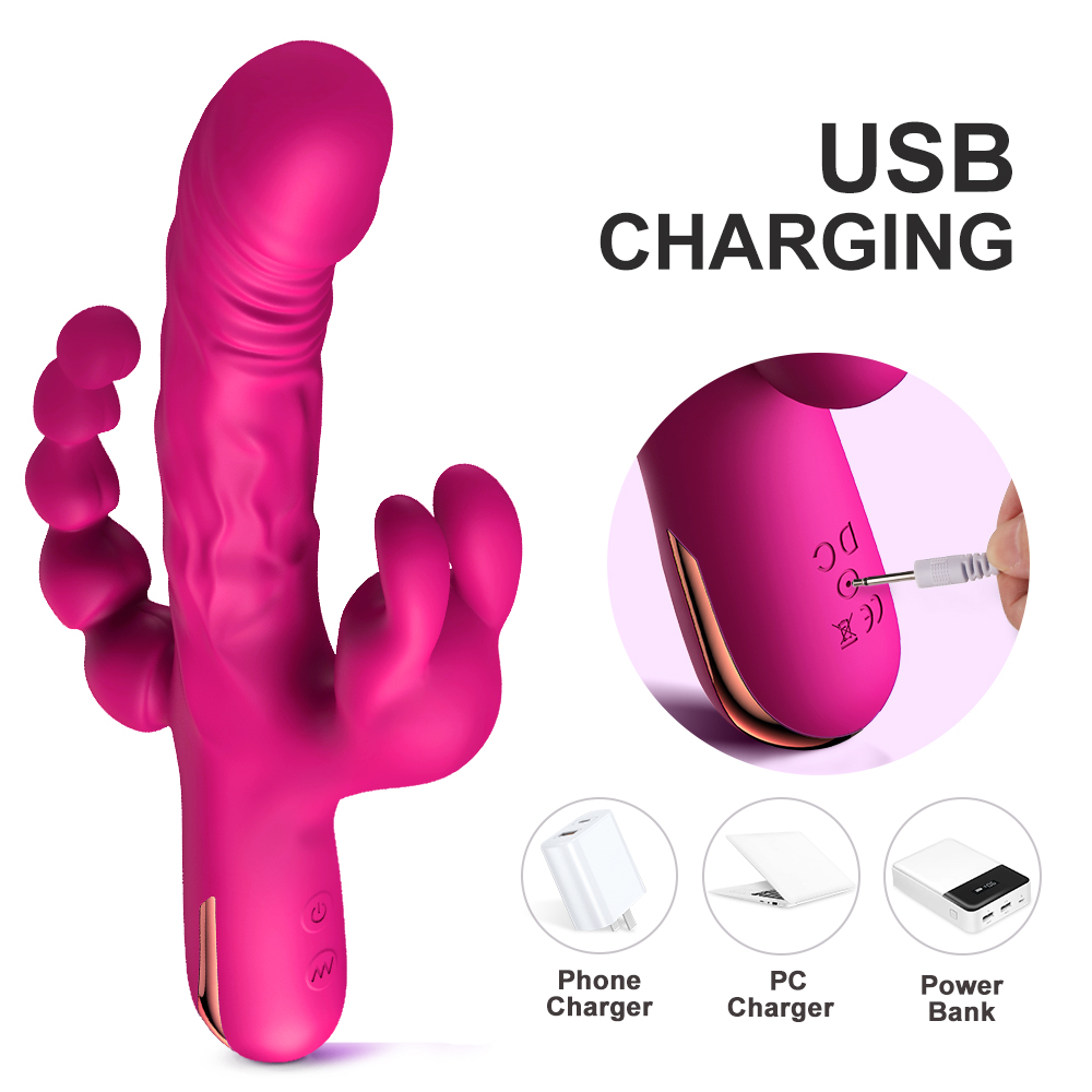 "GoMyToy Jaffen Triple Motor Wellness Massager – compact body-safe silicone wand powered by three synchronized motors."