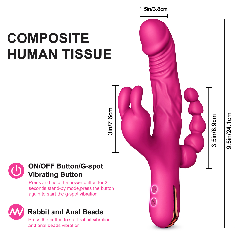 "Jaffen Triple Motor Massager – sleek ergonomic design with triple-motor intensity for deep wellness relaxation."