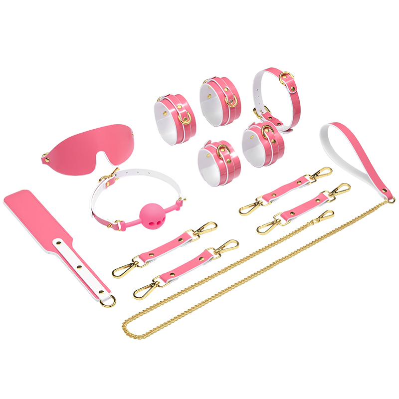 Rose Pink Harmony Couple Set – 12-Piece Pink & Gold Collection